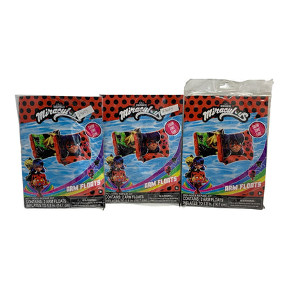 23695-Miraculous Character Swim Armbands for Kids (3 Pairs) |TBD|