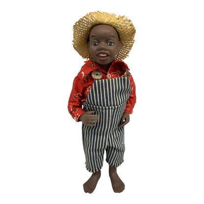 33991 - Vintage African American Porcelain 12" Doll Cleo 1966 Collectible Folk Art Item |TBD|