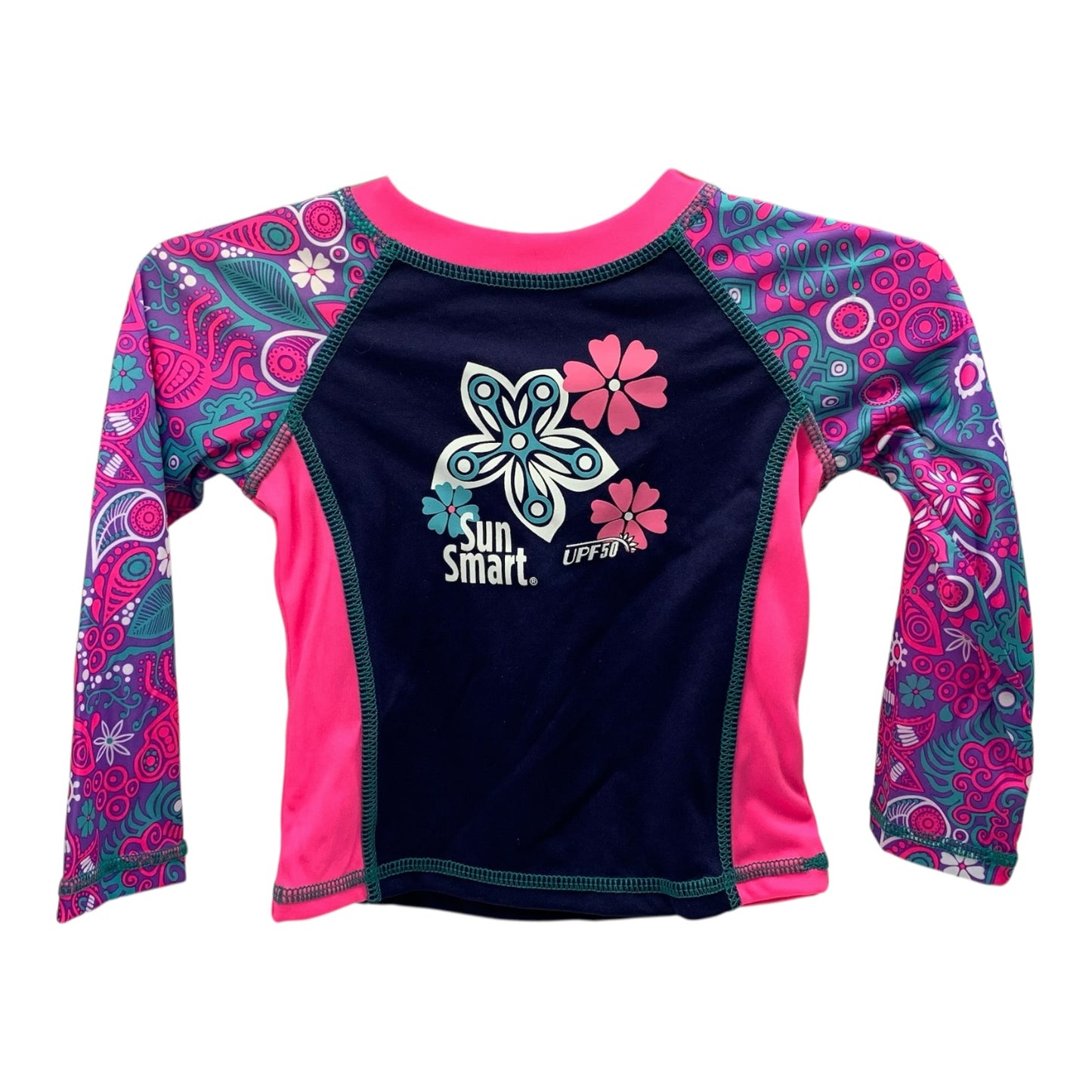 31402 - Sun Smart Girl Shirt Small 18-24 Months UPF 50 |TBD|