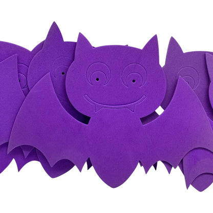 27620 - Two packs of 8" Purple Foam Bat Shapes 4 Count each |TBD|
