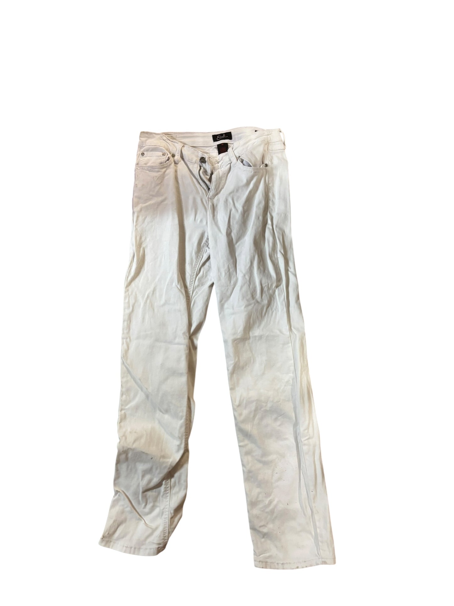 40479 - Earl White Jeans Size 10 Embellished Pockets |TBD|