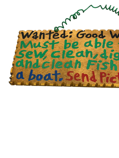 37973 - 13x5.5 Inch Wood Novelty Sign |9-13|