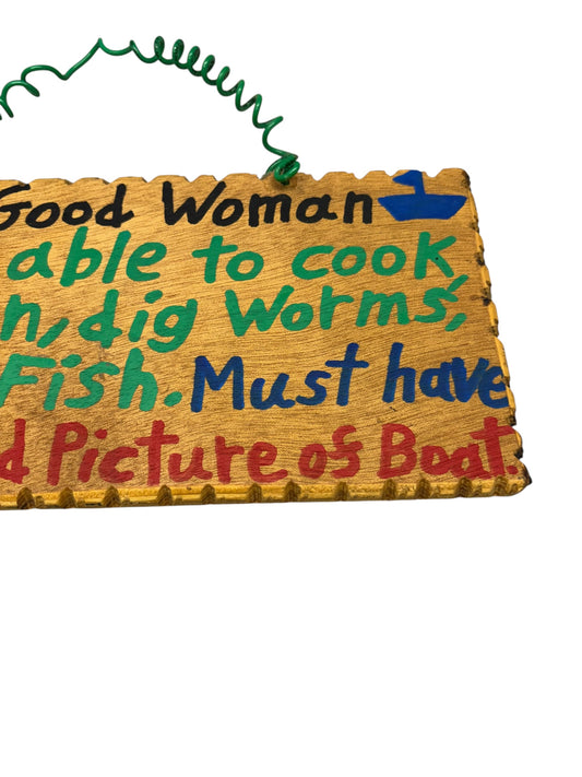 37973 - 13x5.5 Inch Wood Novelty Sign |9-13|