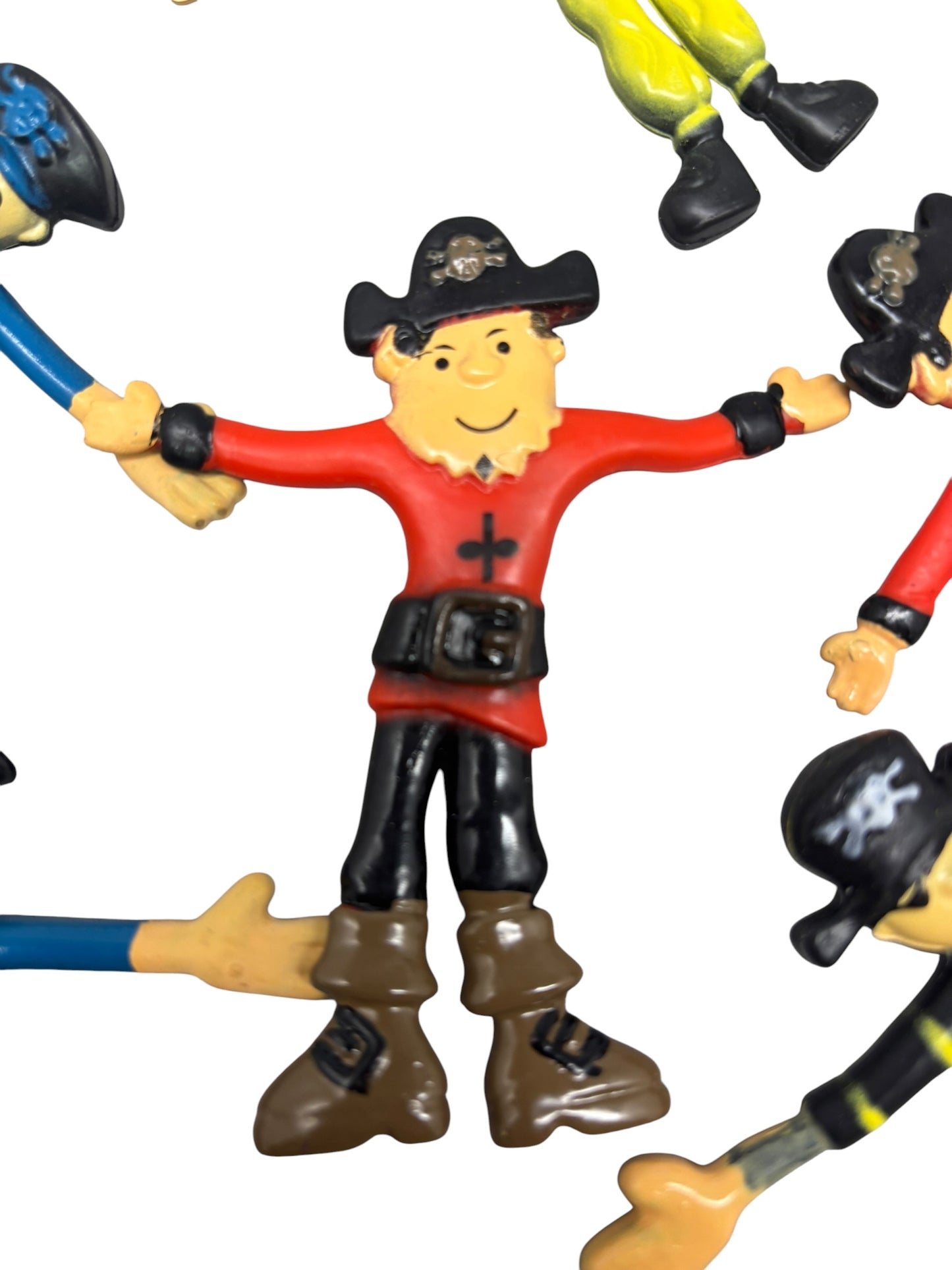 9258 - Set of Fourteen4" Bendable Pirate Action Figures |12-25|