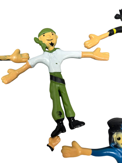 9258 - Set of Fourteen4" Bendable Pirate Action Figures |12-25|
