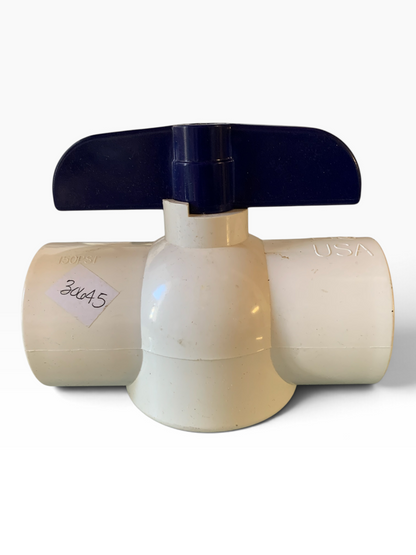 30645 - 2" PVC Ball Valve Sch40 FPT |TBD|