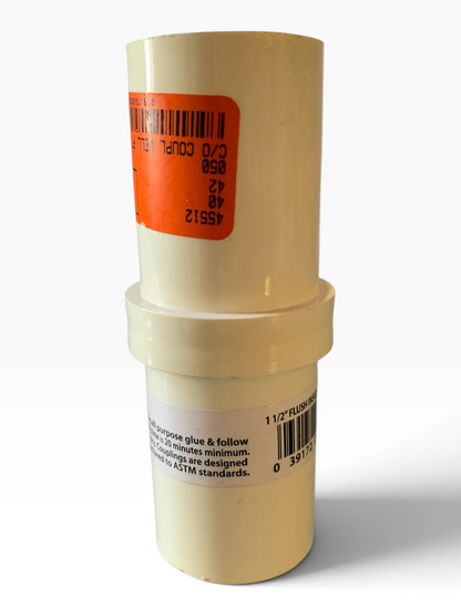 30644 - 1.5" Flush Inside Coupling PVC |<TBD>|