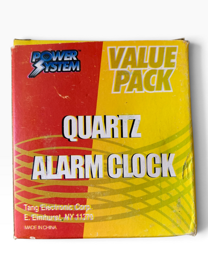 12014 - Quartz Alarm Clock Power System 3" |23-5|