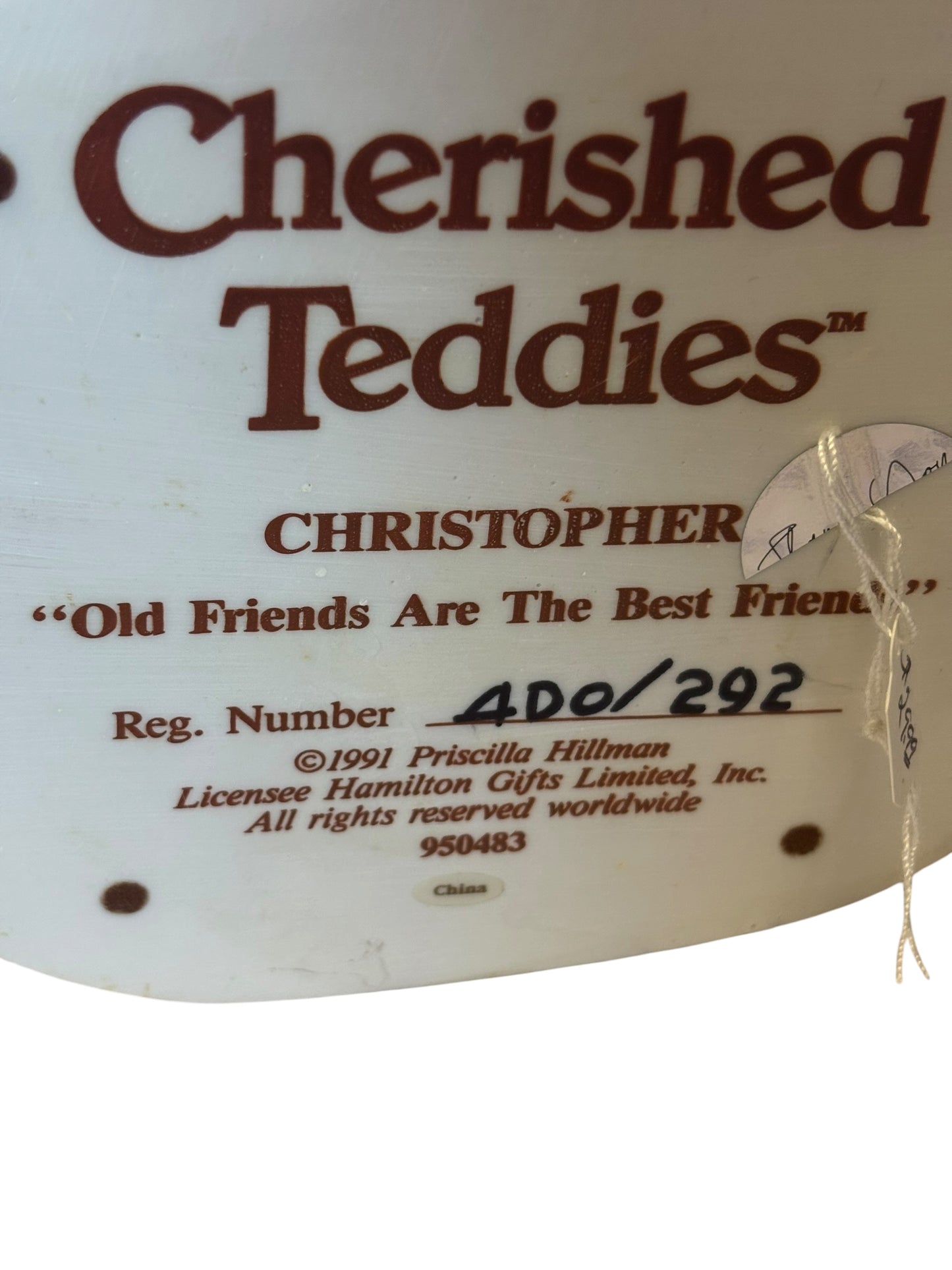 34926 - Cherished Teddies 6" Old Friends Are the Best Friends |3-16|