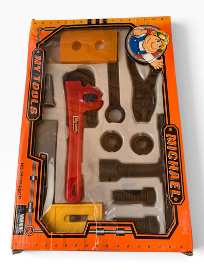 15991 - 11-Pc Red Wrench Handyman Tool Set 13" |R-40|