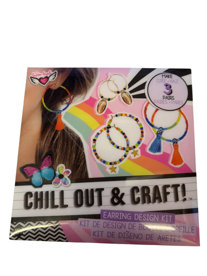 35145 - Chill Out and Craft Earrings, Bracelet, Scrunchie, Trinket Tray - Set of Four Kits |DVD-16|