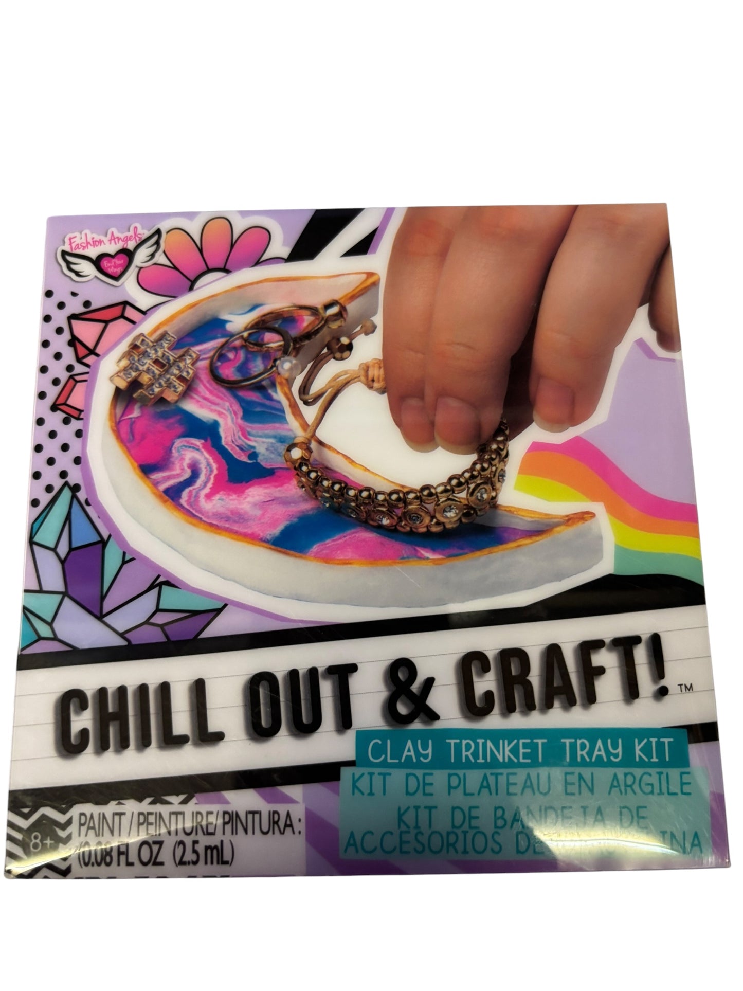 35145 - Chill Out and Craft Earrings, Bracelet, Scrunchie, Trinket Tray - Set of Four Kits |DVD-16|