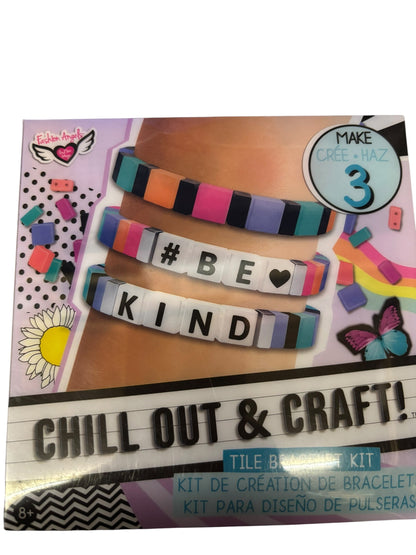35145 - Chill Out and Craft Earrings, Bracelet, Scrunchie, Trinket Tray - Set of Four Kits |DVD-16|