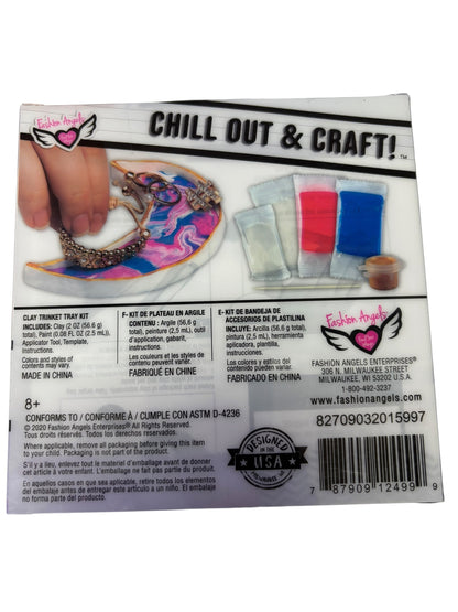 35145 - Chill Out and Craft Earrings, Bracelet, Scrunchie, Trinket Tray - Set of Four Kits |DVD-16|