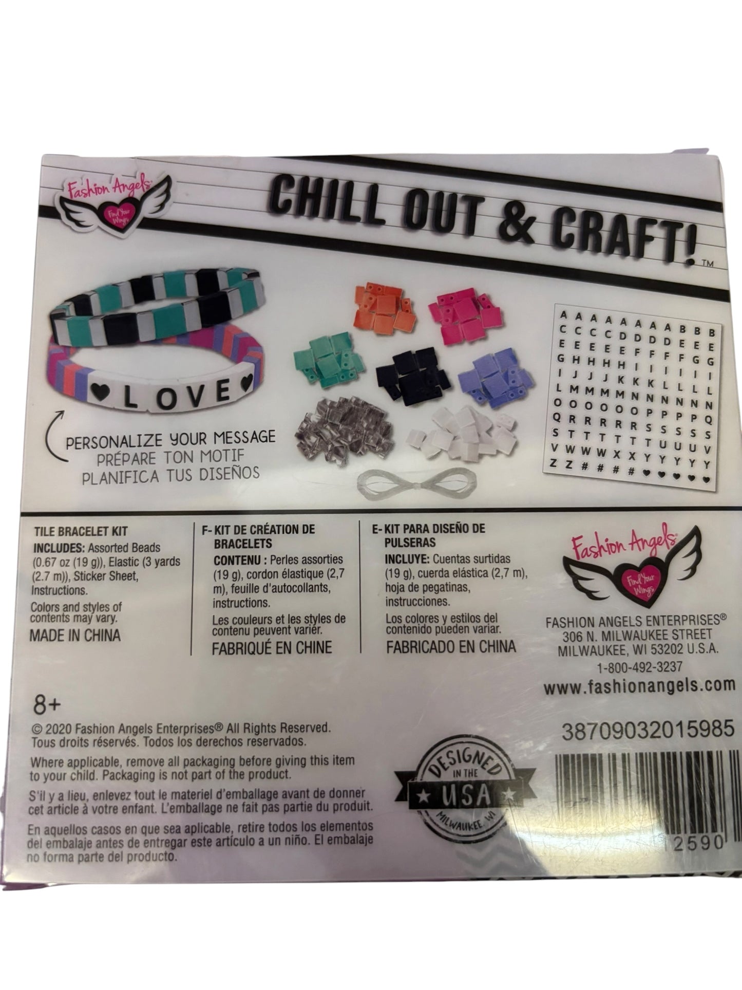 35145 - Chill Out and Craft Earrings, Bracelet, Scrunchie, Trinket Tray - Set of Four Kits |DVD-16|