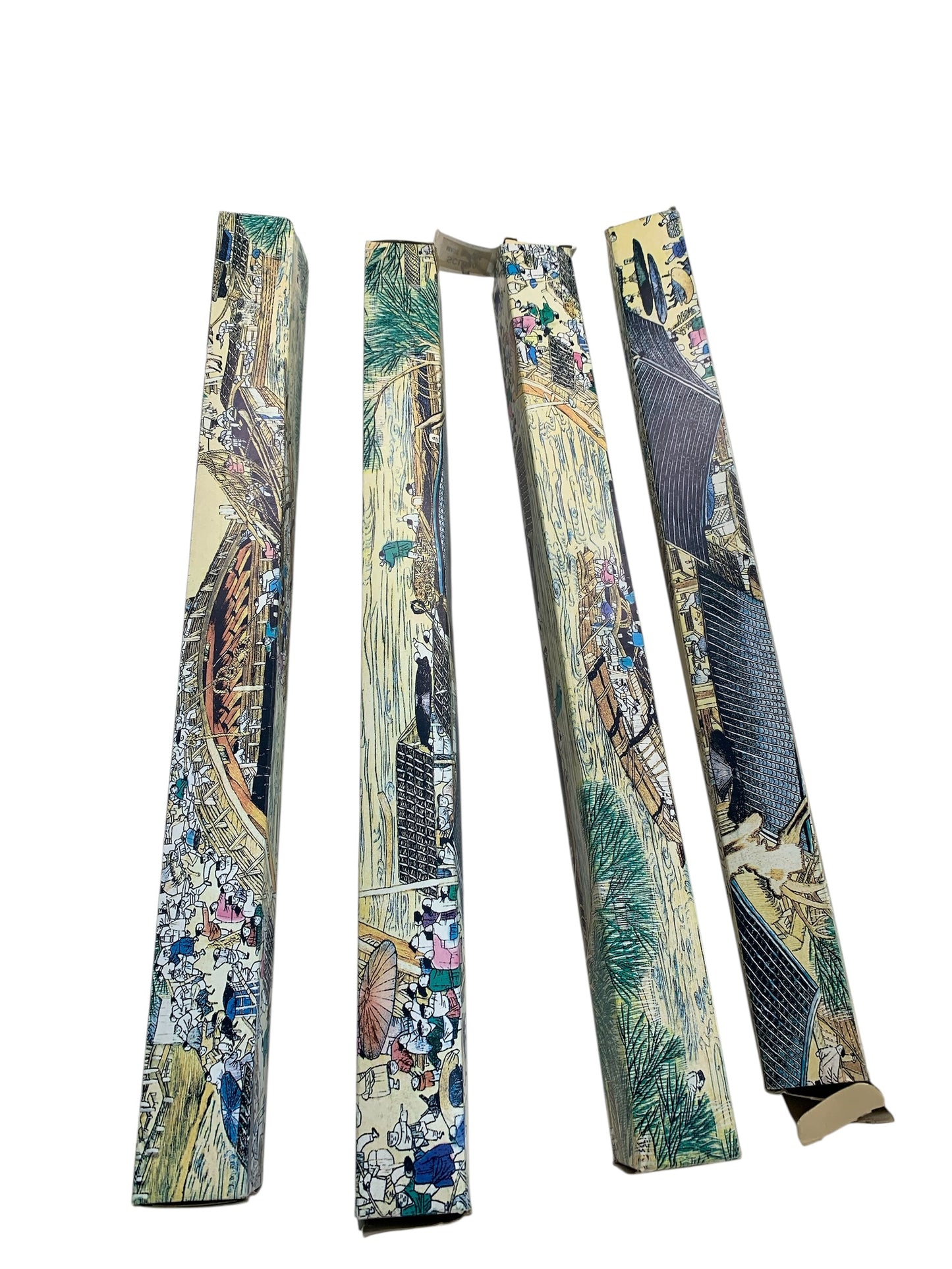 5031 -Beautiful 18" Set of 4 Scrolls Geishas |W-38| Sent for pic 8/26 LC