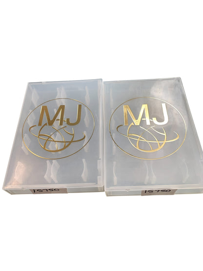 15750 - Set of 2 Michael Jordan Pog and Slammer Case 8" |Garage Pod 3-38|