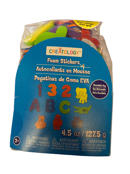 37340 - Creatology Foam Stickers Number Letters Animals 4.5 Oz Assorted Colors |1-32|
