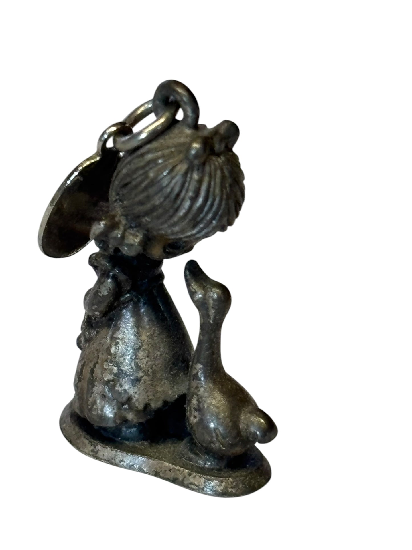 38407 - 1" Vintage Precious Moments Jonathan David Pewter Charm |1-2|