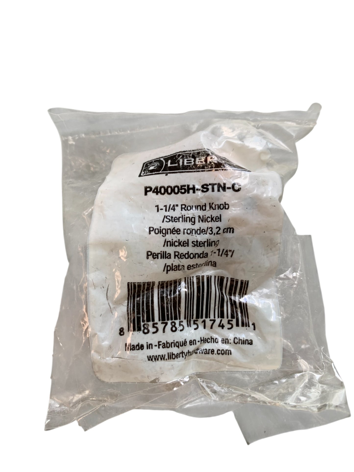 25510 - Nickel Mushroom Knob 1" |1-31|
