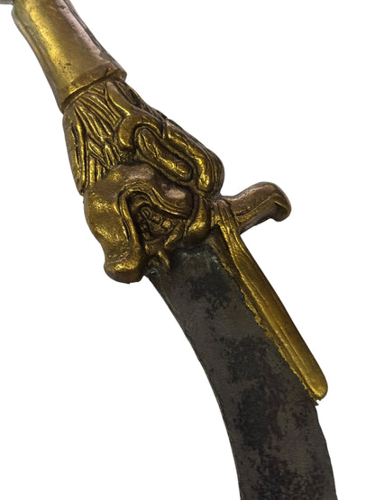 36146 - 15-Inch Exotic Tibetan Dagger Rustic Copper And Metal |113|