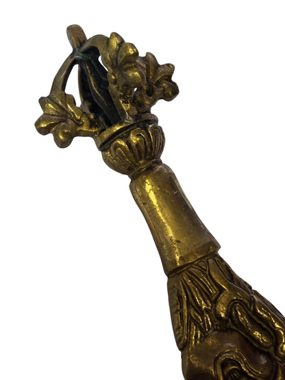 36146 - 15-Inch Exotic Tibetan Dagger Rustic Copper And Metal |113|
