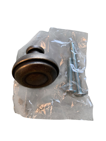 28753 - Three Pack 32mm Rustic Farmhouse Knob P38495C-WCN-CP |11-12|