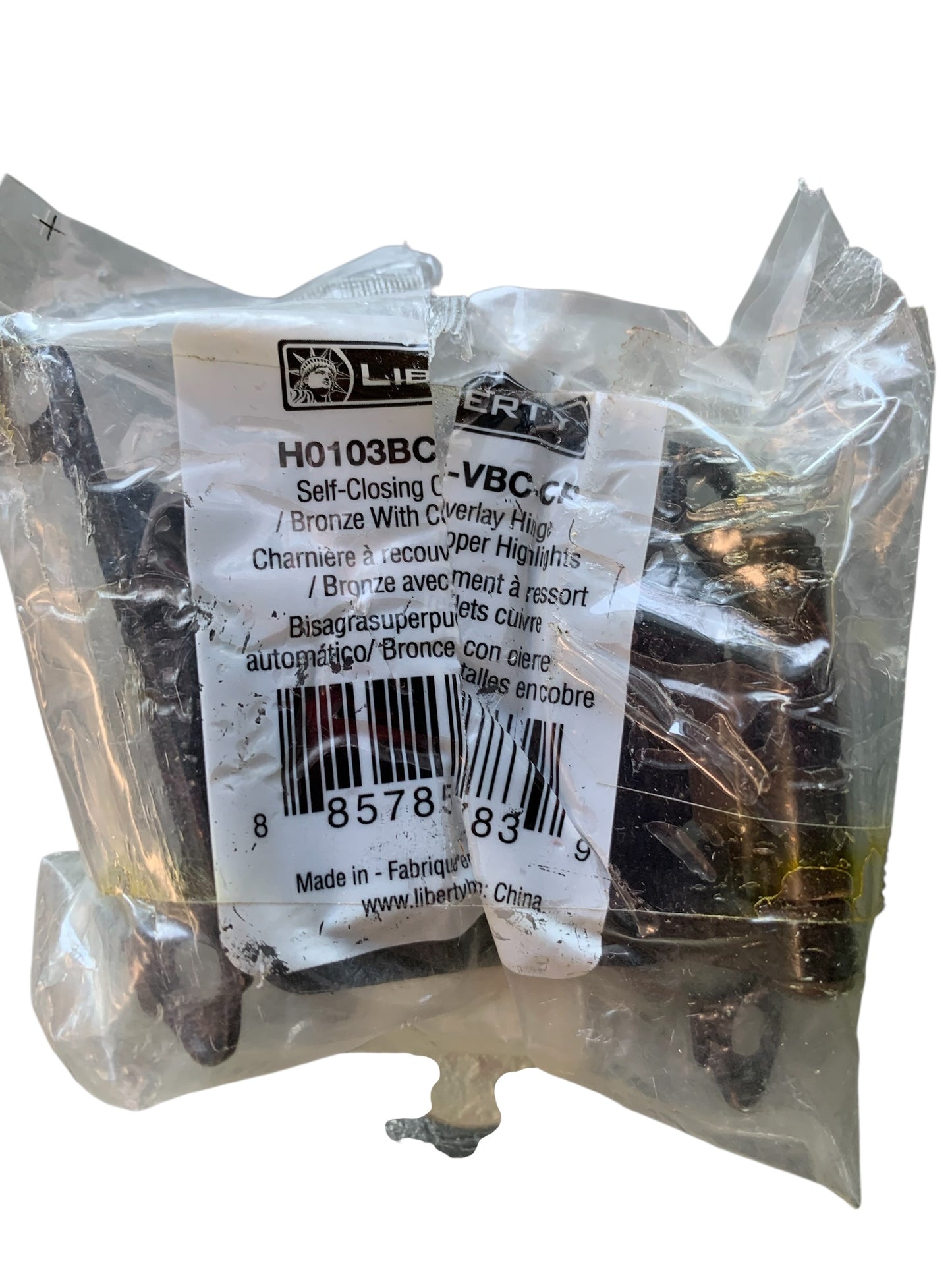 28145 - |4 Pack| Liberty Black Hinge Pair H0103BC-VBC-CP  |12-25|