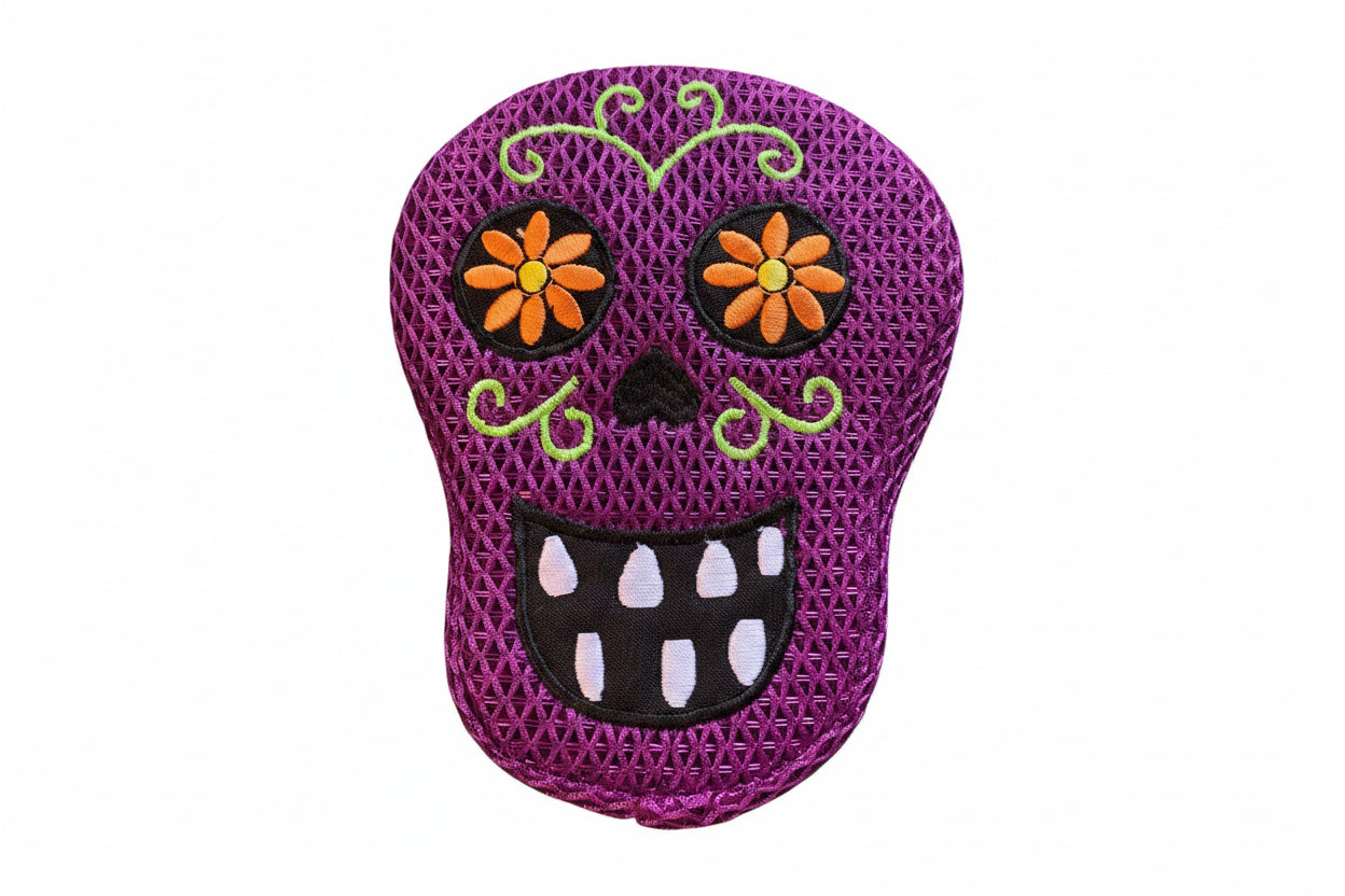 25926 - Purple Sugar Skull 6" Dog Toy |Pod 2-30|