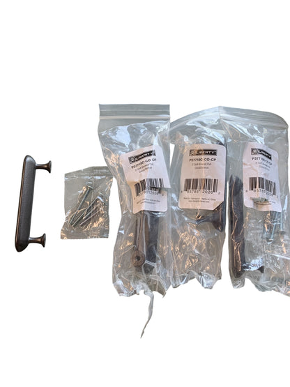 31020 - Pack of Three 3" Soft Beveled Pull Handle P37718C-CO-CP |11-12|