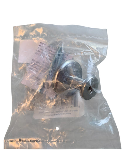 27820 - Two pack 1-1/4" Ceramic Comb Knob Chrome and White P50162H-CHW-C5 |11-12|