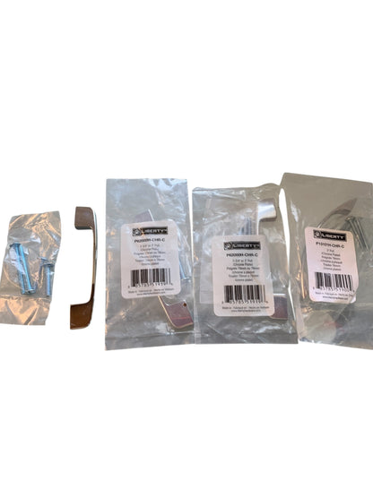28778 - Four Pack 2-3/4" or 3" Chrome Plated Pull Handle PN0293H-SN-C |TBD|