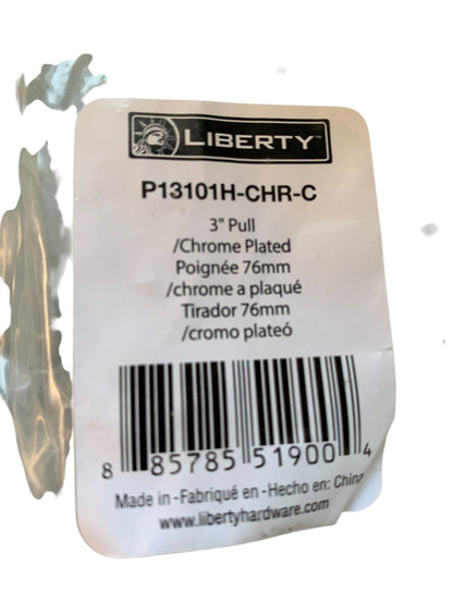 28778 - Four Pack 2-3/4" or 3" Chrome Plated Pull Handle PN0293H-SN-C |TBD|