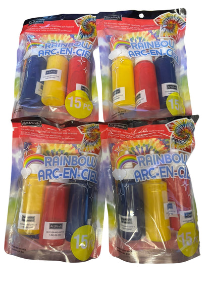 29614 - Set of Four Tie Dye Kits Rainbow Arc En Ciel Tie Dye Kit |12-25|