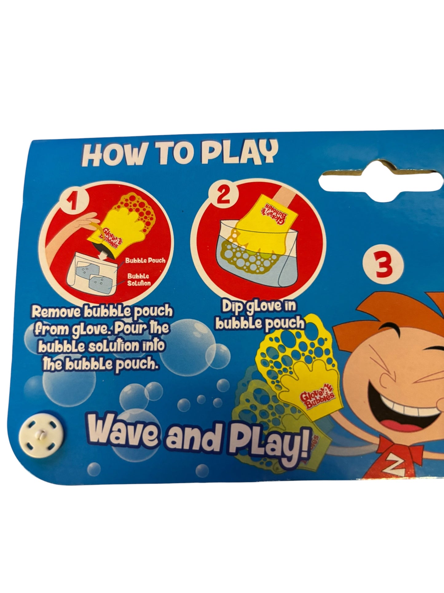 27666 - SET OF TWO Asst color Design Bubble Glove WAVE AND PLAY FOR KIDS, TEENS |GR-49|
