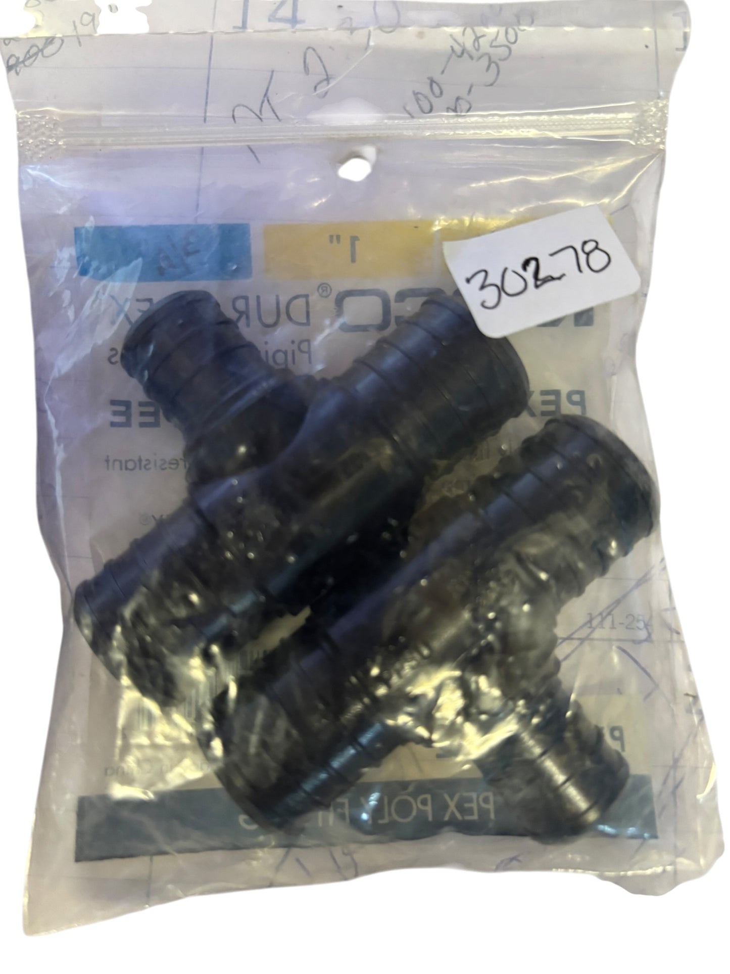 30278 - 2 Packs of 2 Nibco Pex Poly Reducing Tee 4" |9-8|