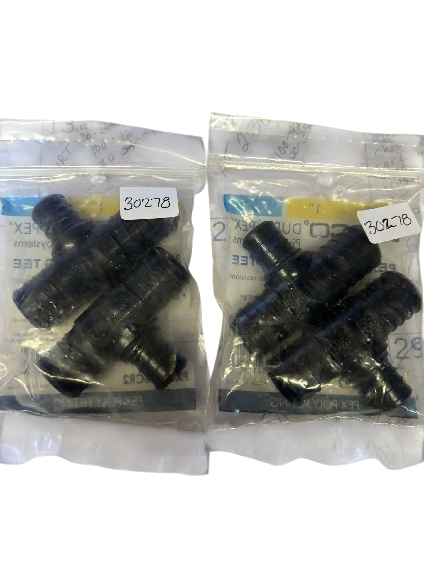 30278 - 2 Packs of 2 Nibco Pex Poly Reducing Tee 4" |9-8|