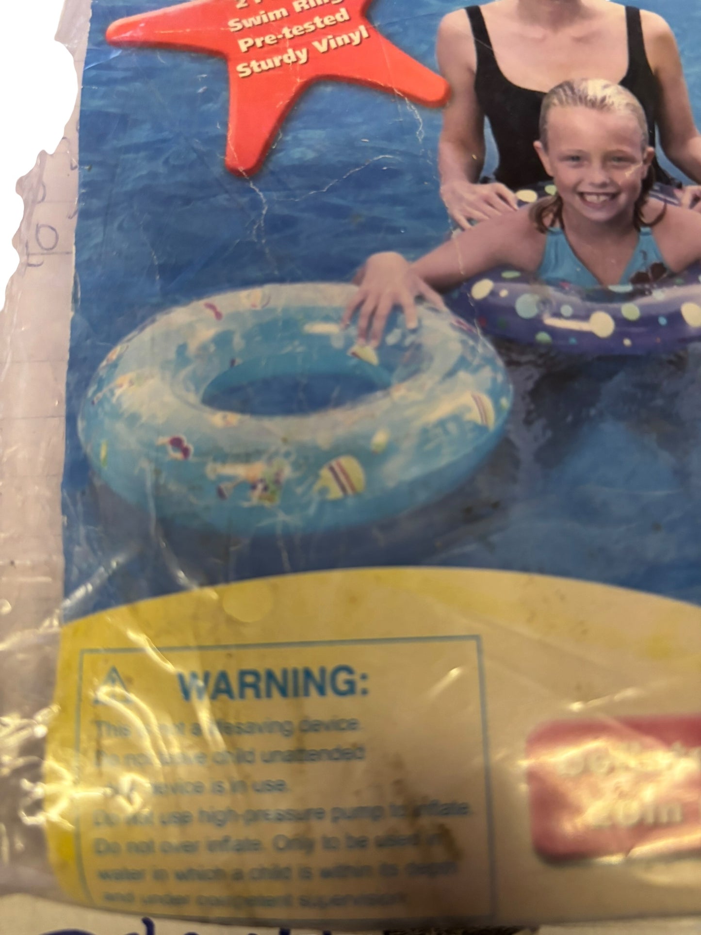 30814 - 2 Pack Swim Rings 7" - Ages 4 and Up |TBD|
