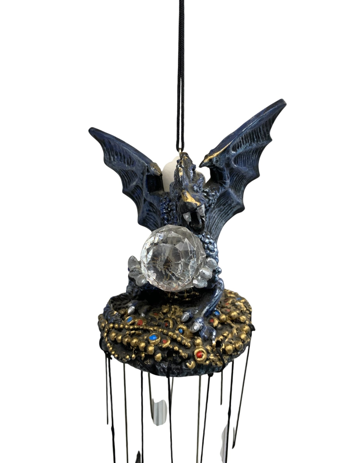 17997 - Roaring Blue Dragon Wind Chime 12" |G-12|
