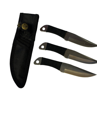 13867 - Throwing Knife Hawk 3 Pc 6.25" |82|