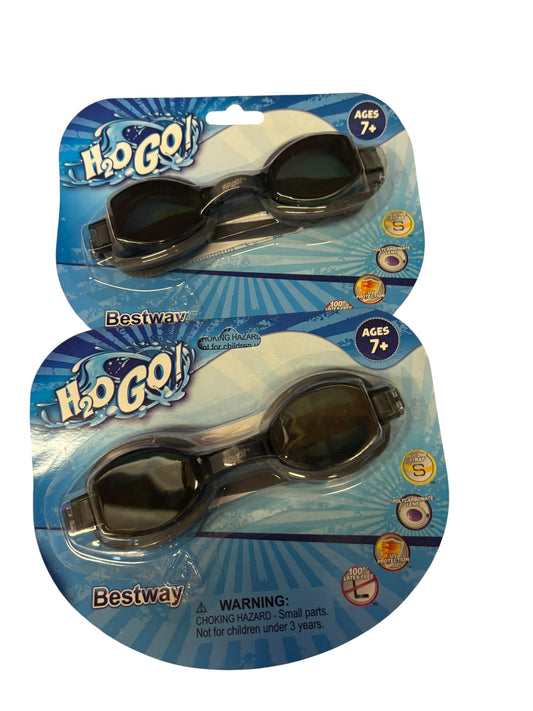 4039 - Set of 2 Bestway Ocean Wave Goggles Grey Age 7 Plus |TBD|