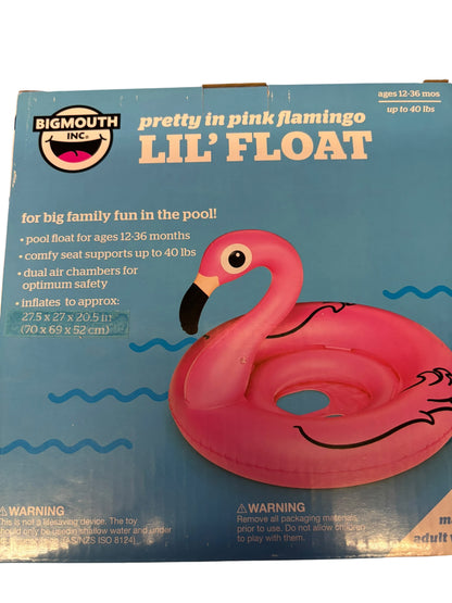 24754 - 27.5-Inch Pink Flamingo Lil Pool Float Ages 12-36 Months |TBD|