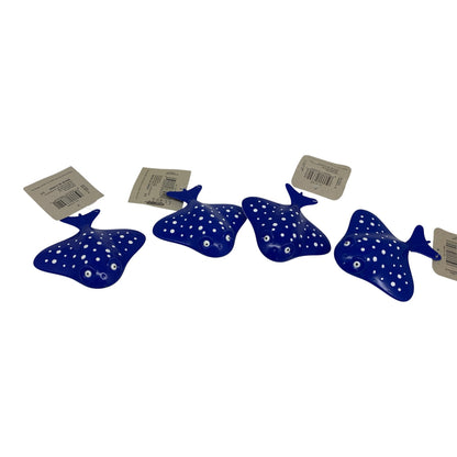 23837 - Set of Four Wind Up Swimming 4" Sea Animal Manta Ray |TBD|