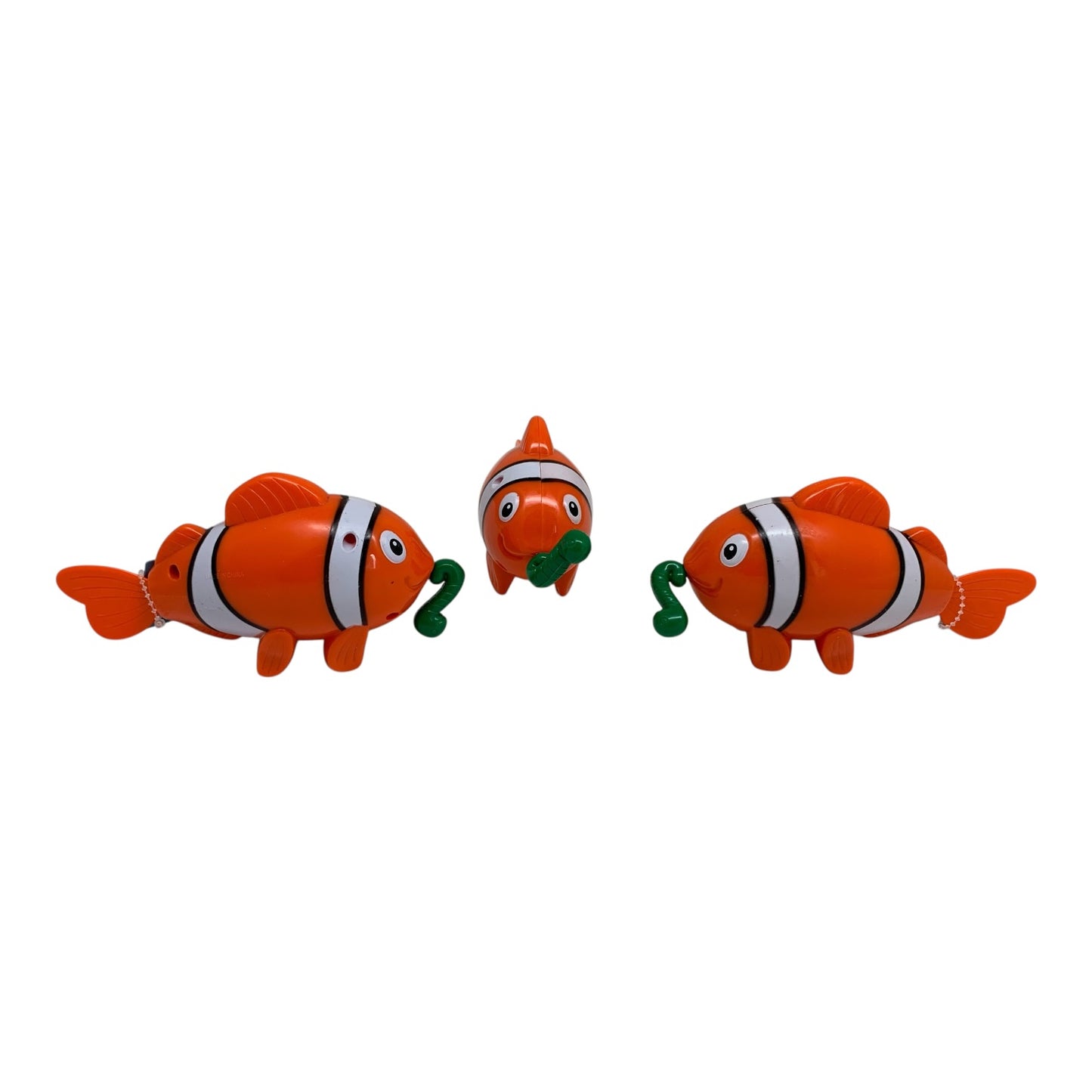 25989 - Set of Three Wind Up Swimming Bath Time 6"Splash & Swim Clown Fish Buddy |TBD|