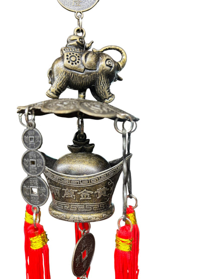 21123 - 15" Elephant Charm w Ingot |13-22|