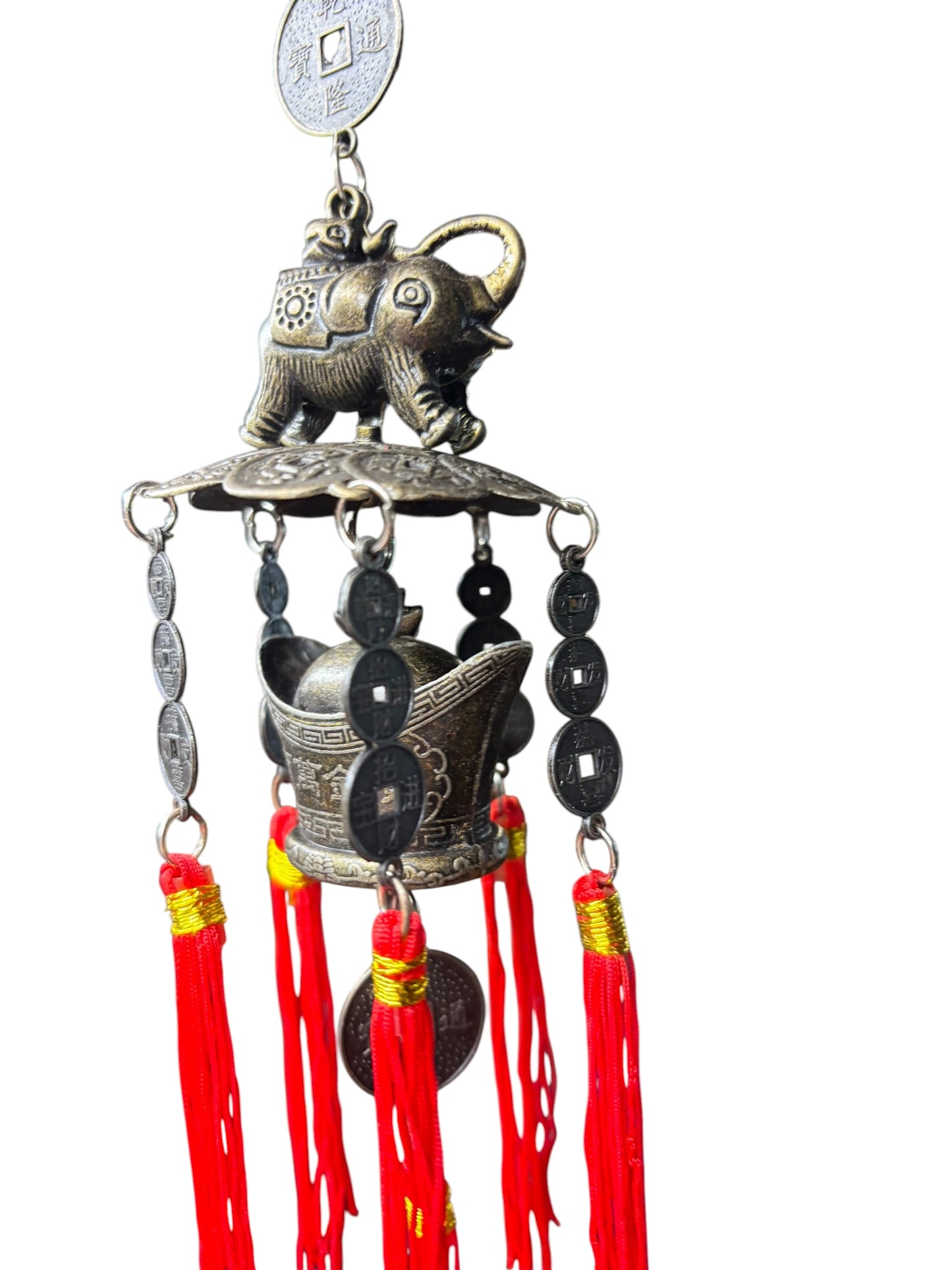 21123 - 15" Elephant Charm w Ingot |13-22|