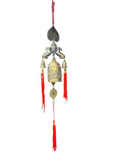 5593 - 15" Double Ram Heart Bell Hanger |13-22|