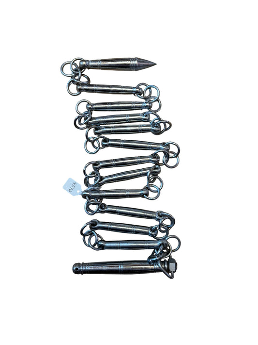 4570 - 13 Section Whip Chain Chrome Chinese 70" |81 : Store|