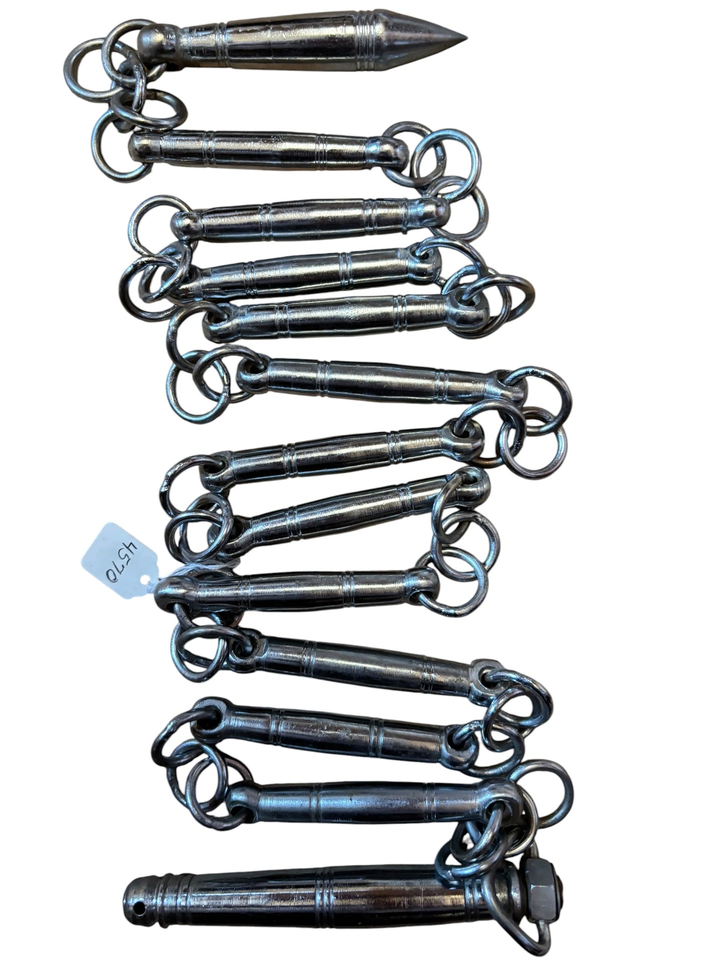 4570 - 13 Section Whip Chain Chrome Chinese 70" |81 : Store|