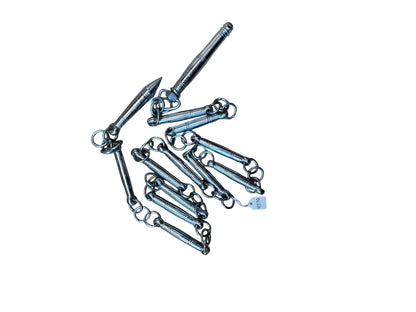 4570 - 13 Section Whip Chain Chrome Chinese 70" |81 : Store|